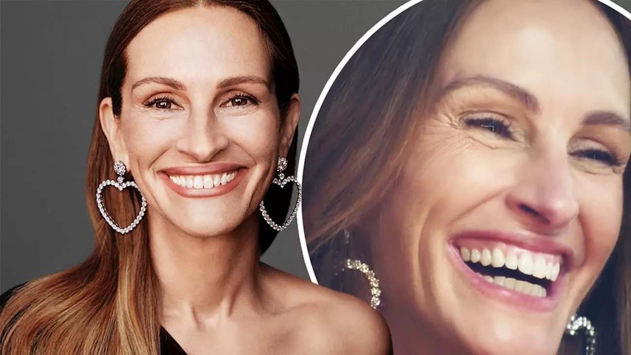 Julia Roberts, 56, flashes her Pretty Woman smile as she poses for Chopard jewelry... 3 years after...