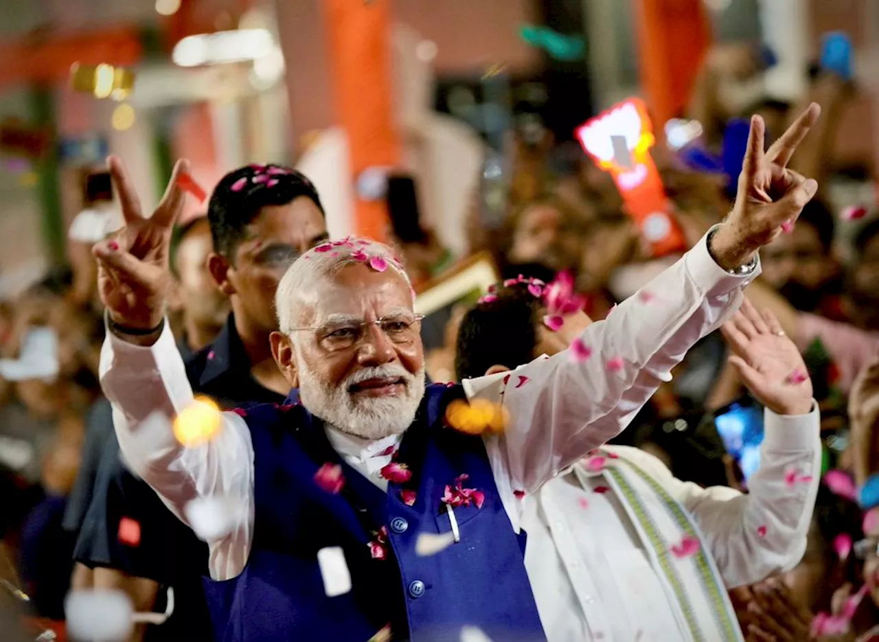 India’s Modi wins third term but his party loses seats in Parliament