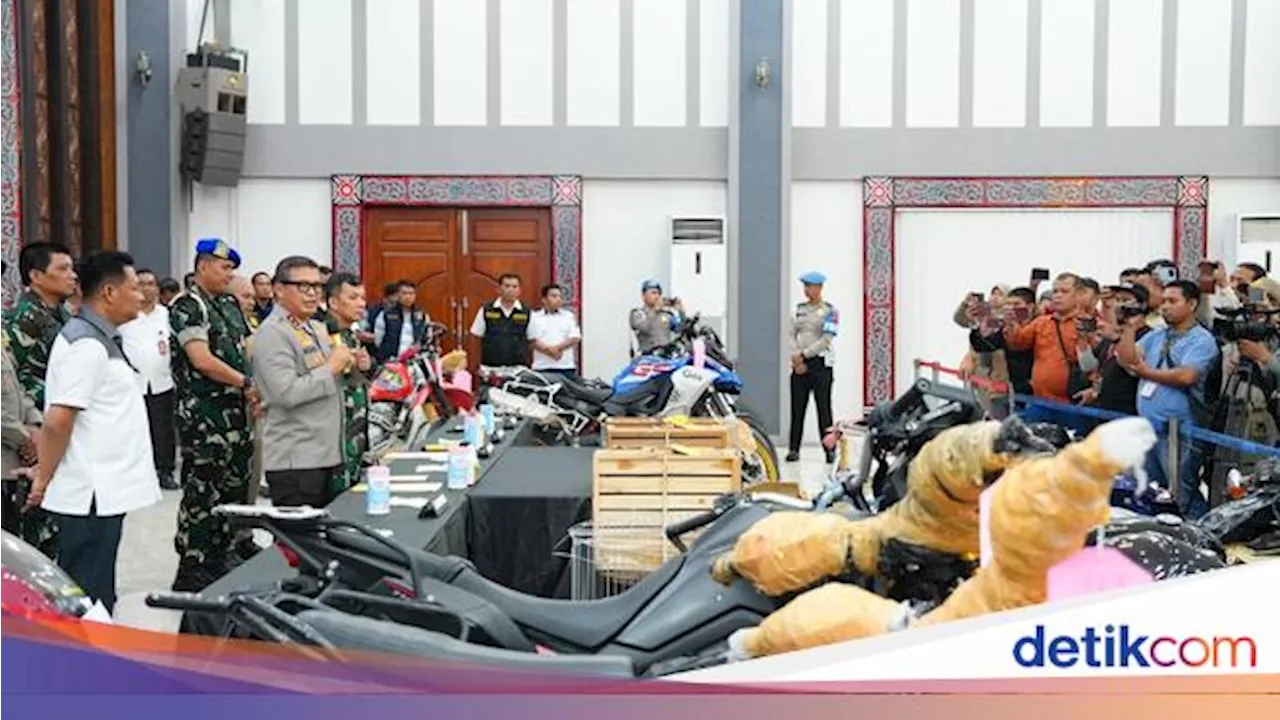 Polisi Tangkap 5 Tersangka Penyelundupan 17 Moge Senilai Rp 20 M di Langkat