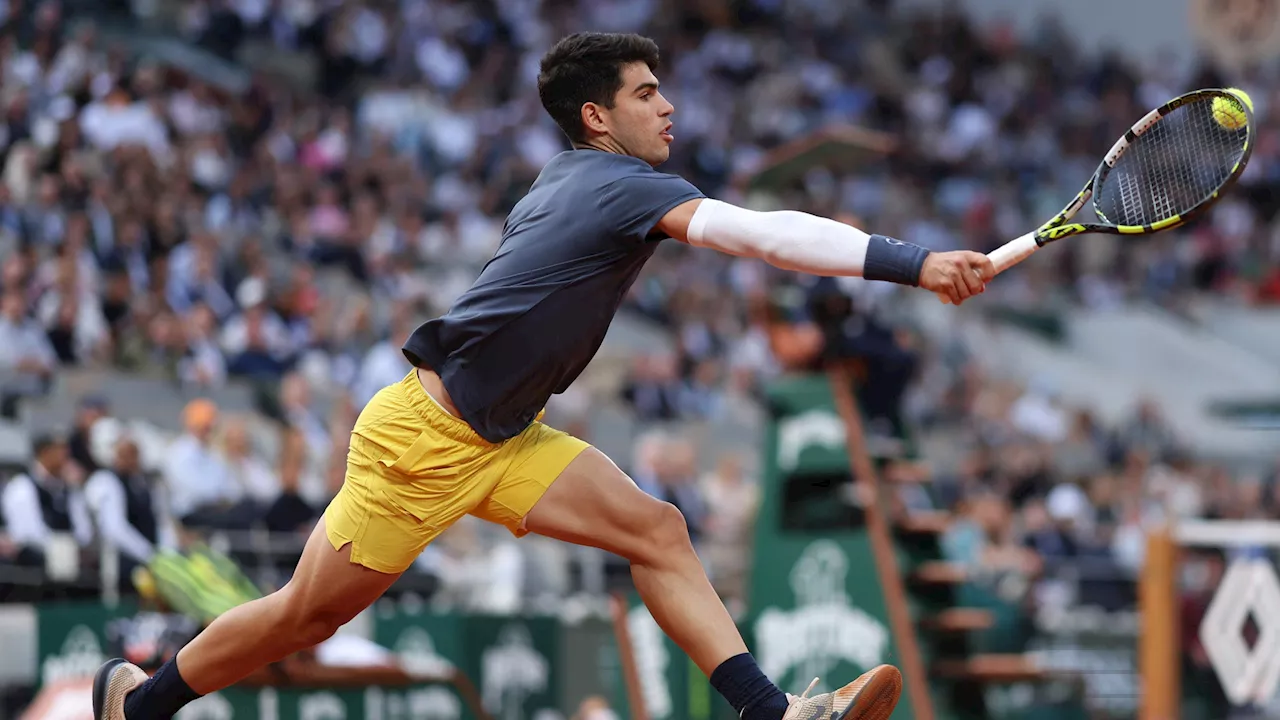 French Open 2024: Stefanos Tsitsipas - Carlos Alcaraz live im Ticker: Spanier gegen Tsitsipas auf Kurs