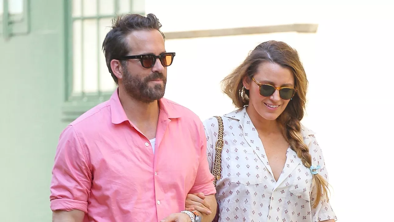 Blake Lively and Ryan Reynolds Walk Arm in Arm in Matching Sneakers