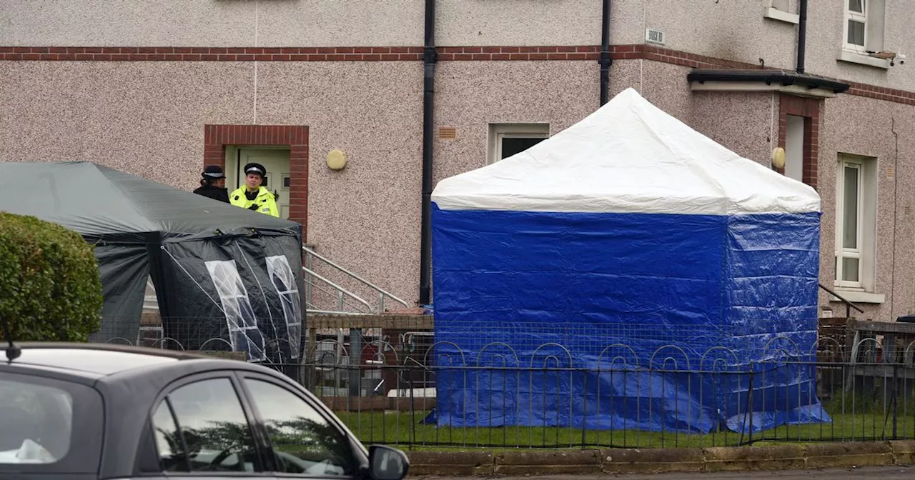 Forensics scour Glasgow property after man dies in 'disturbance'