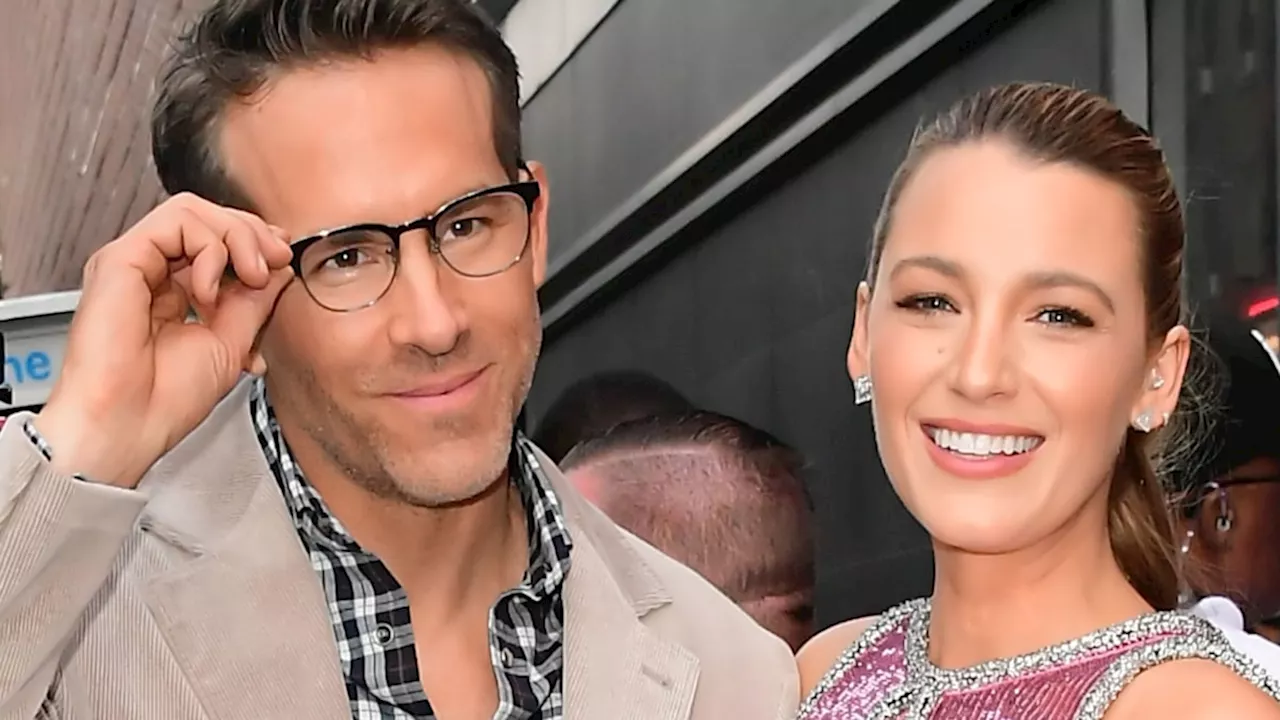 Blake Lively rocks low-slung jeans alongside Ryan Reynolds after special appearance with 3 daughters