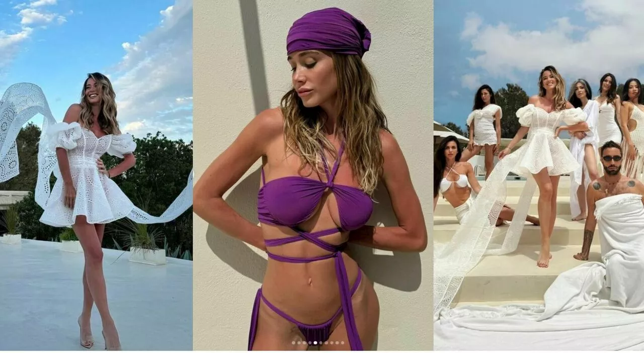 Diletta Leotta, il sexy addio al nubilato a Ibiza: i look provocanti e le foto del weekend con le amiche (senz