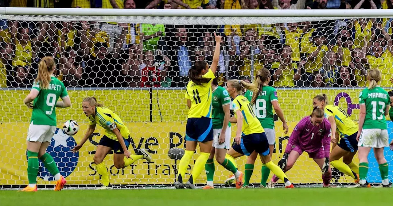 Ireland heartbroken as Sweden grab late winner