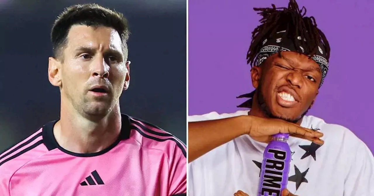 Messi launches new hydration drink suspiciously close to 'Prime' as KSI responds