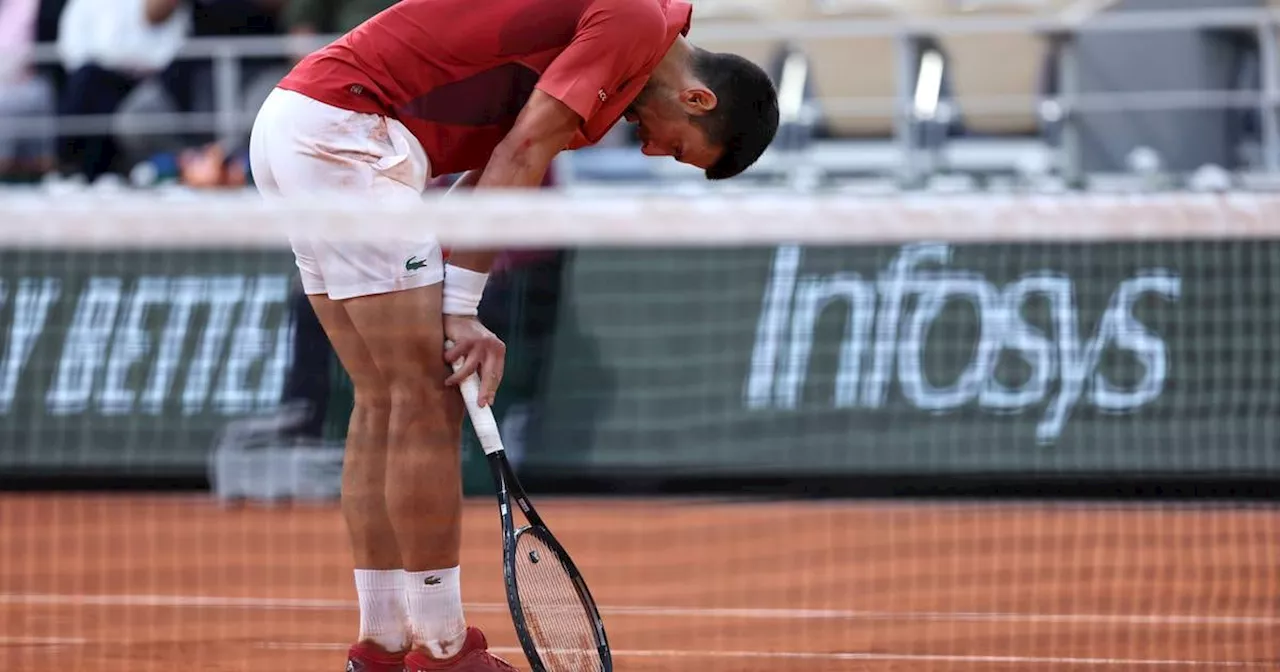 Novak Djokovic pulls out of French Open with knee injury