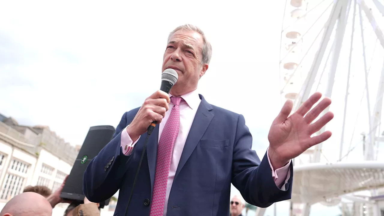 General election: Nigel Farage launches Reform UK bid in Clacton