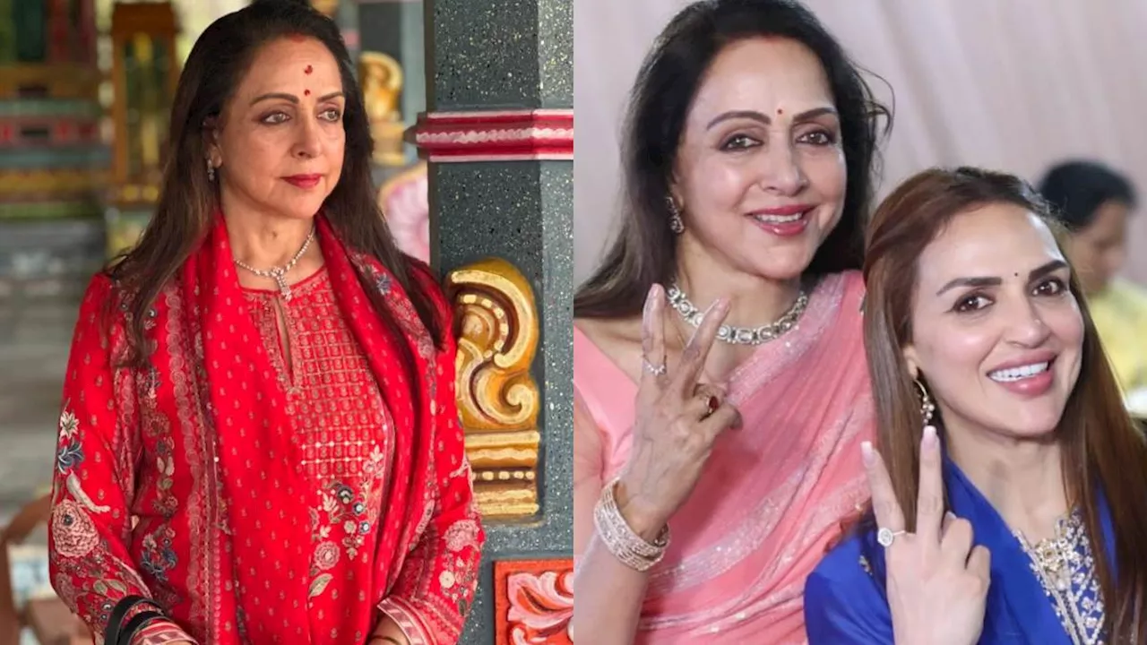 Hema Malini ने मथुरा से दर्ज की शानदार जीत, बेटी एशा देओल ने हैट्रिक के लिए दी बधाई