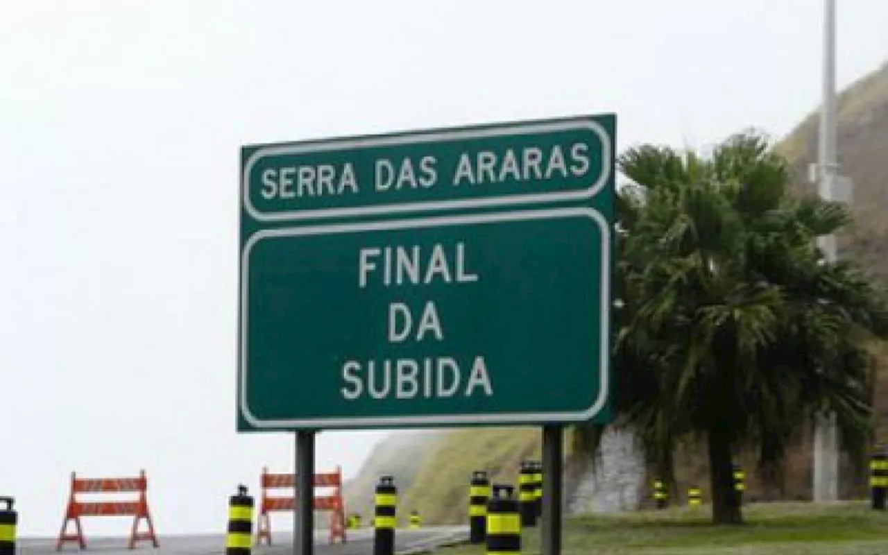 Via Dutra terá trecho interditado nesta quarta-feira na Serra das Araras