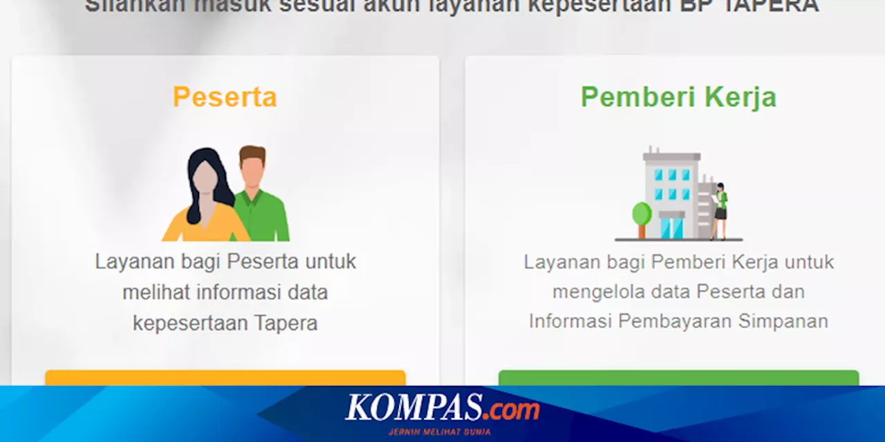 Cara Cek Apakah Sudah Jadi Peserta Tapera di Situs sitara.tapera.go.id