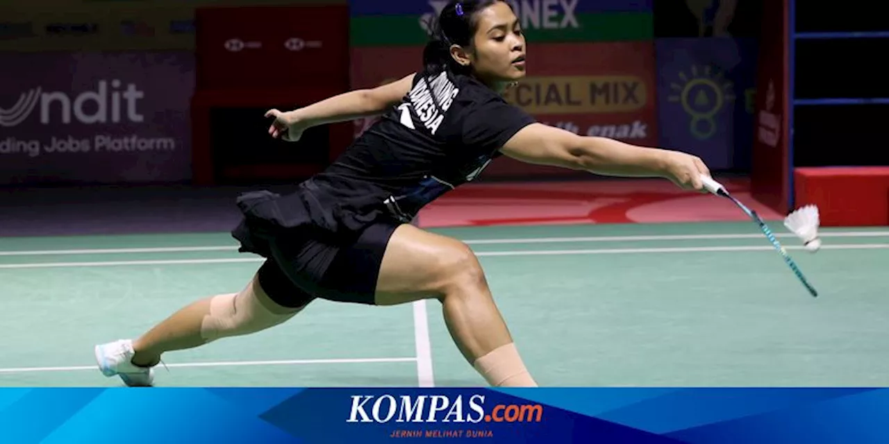 Gregoria Bekuk Putri KW di Indonesia Open 2024, Ada Problem Kaki Bengkak