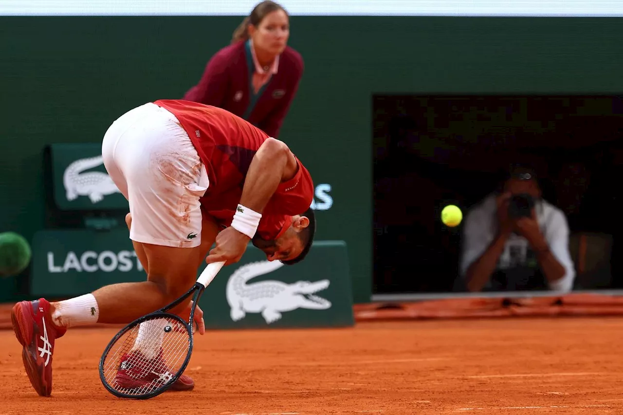 Roland-Garros: Novak Djokovic, blessé, déclare forfait pour les quarts de finale (organisation)