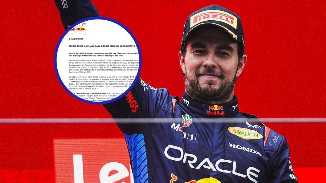 Red Bull ya renovó a Checo Pérez con polémico contrato