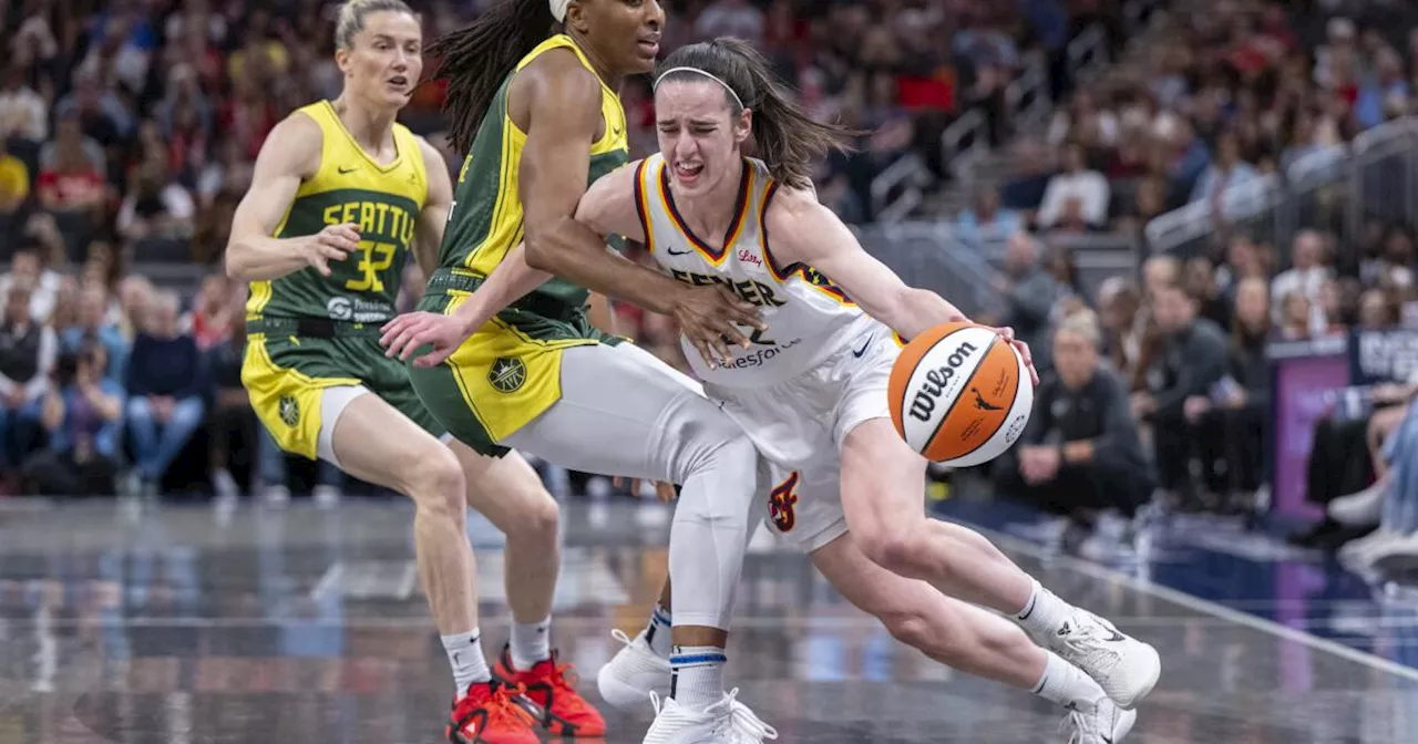 Caitlin Clark can handle the bruises that come with being a WNBA rookie