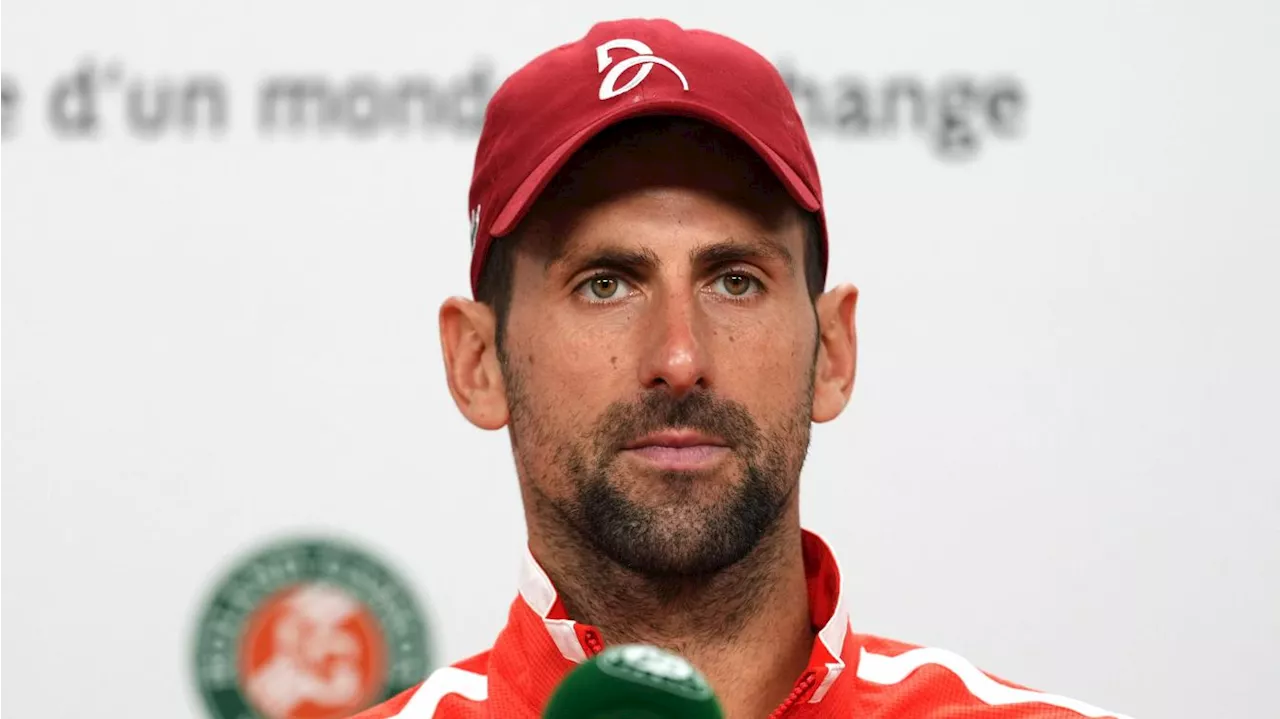 Roland-Garros : Novak Djokovic déclare forfait