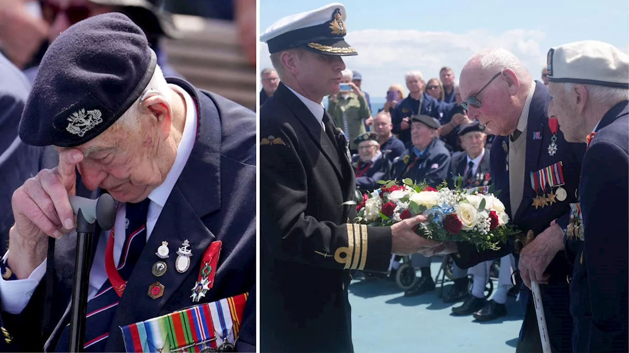 Last of D-Day veterans in France to mark 80th anniversary of Normandy landings and pay tribute to fallen...