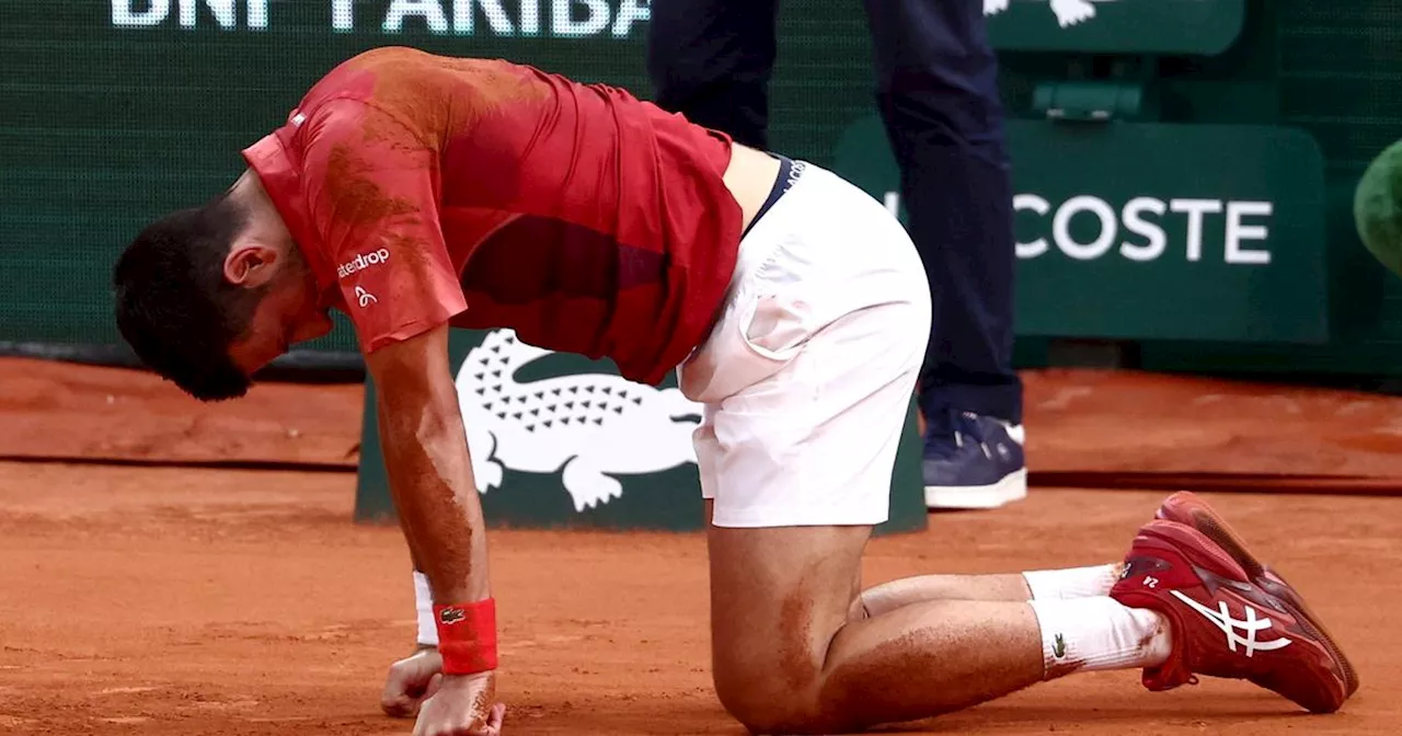 Roland-Garros : touché au genou droit, Novak Djokovic forfait pour son quart de finale