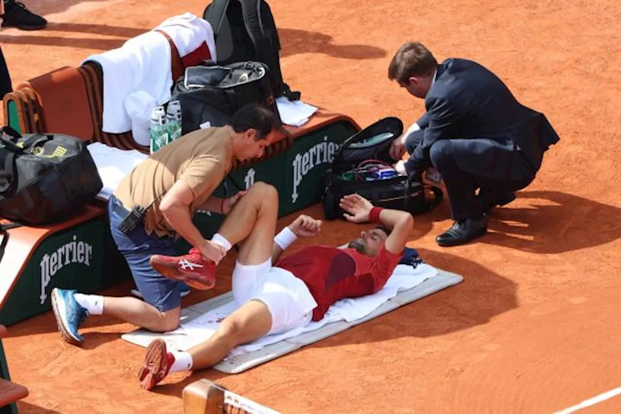 Olivier Rouillon, médecin du sport, sur l'indisponibilité de Novak Djokovic : « De dix jours à six semaines...