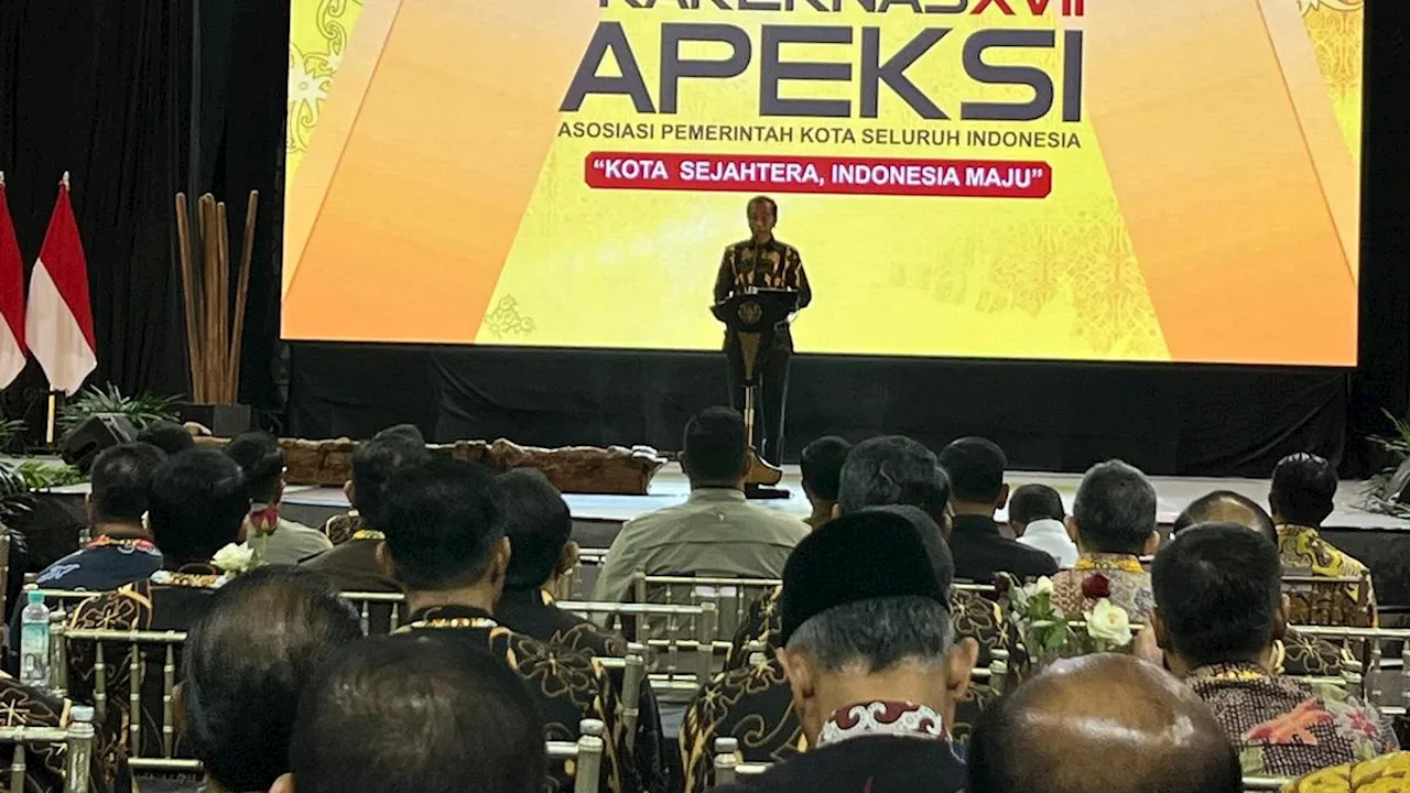 4 Pernyataan Jokowi Saat Hadiri Rakernas Apeksi, Ungkap Konsep Kota Masa Depan