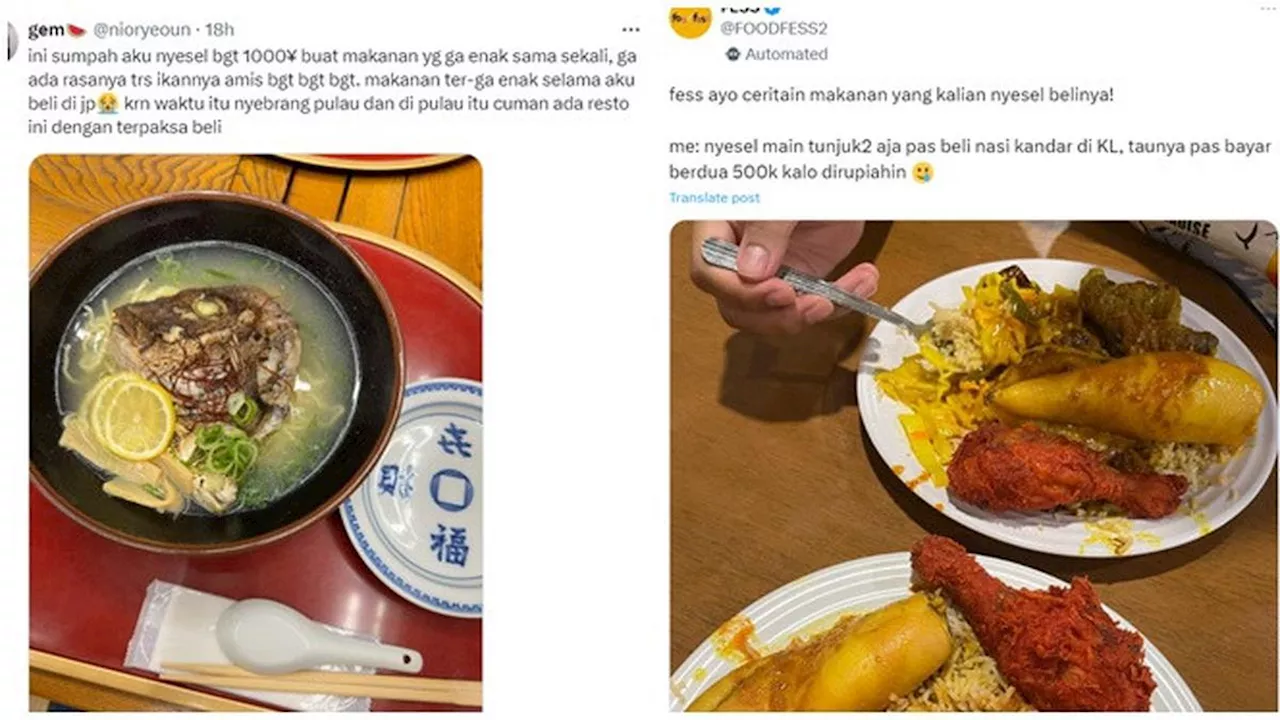 6 Cerita Apes Netizen ketika Makan di Luar Negeri, Bikin Ikut Elus Dada