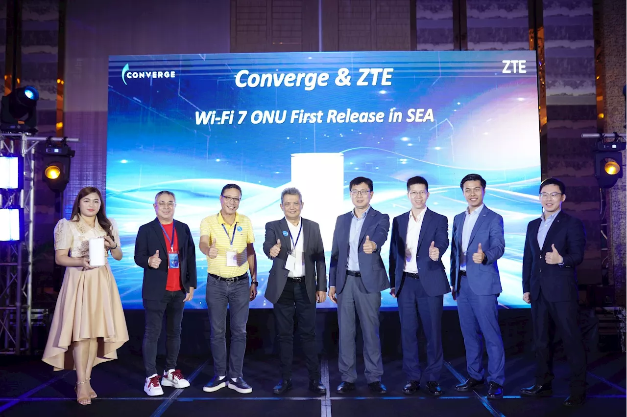 ZTE and Converge unveil the Wi-Fi 7 ONU in Southeast Asia