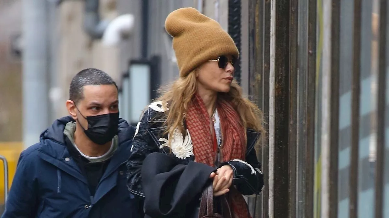 Mary-Kate Olsen Wears a Huge Beanie Hat Despite the 80-Degree Heat