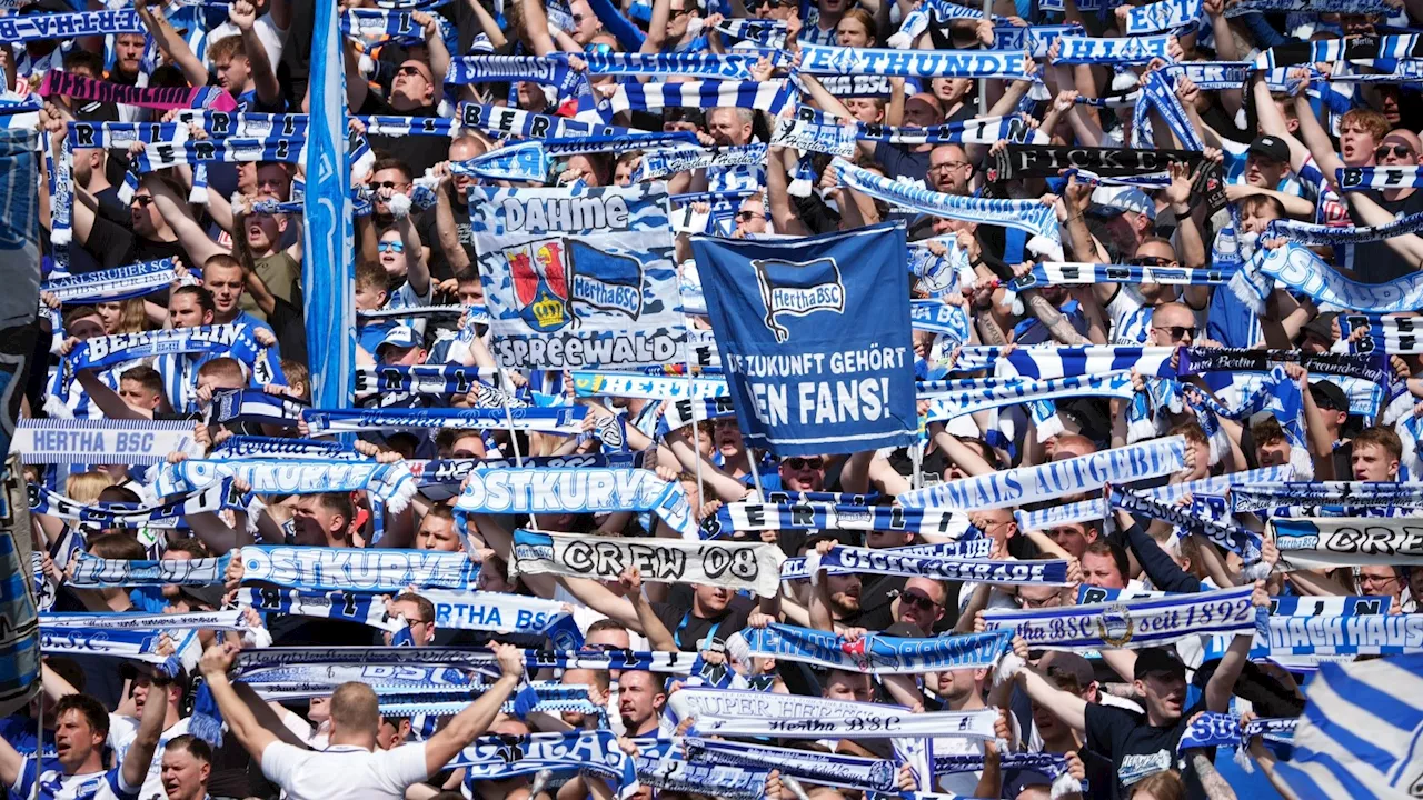 Dauerkarten und Fanzuspruch: Hertha wird zum Rekordklub