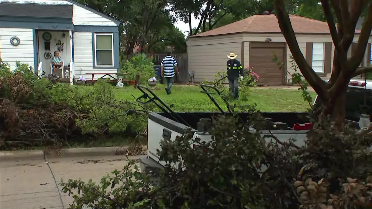 One week later, Garland still cleaning up from destructive storm