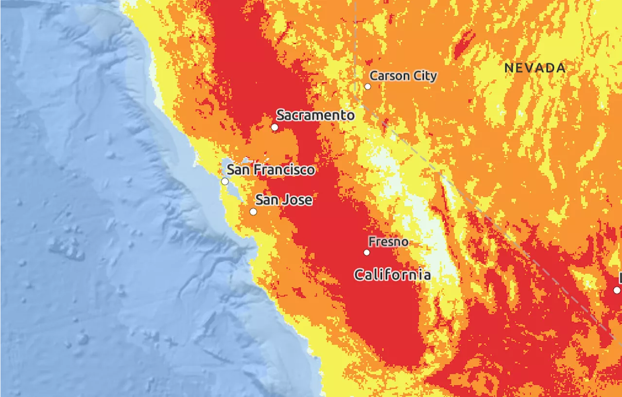 California Heat Wave Map, Update as Lethal Warning Issued