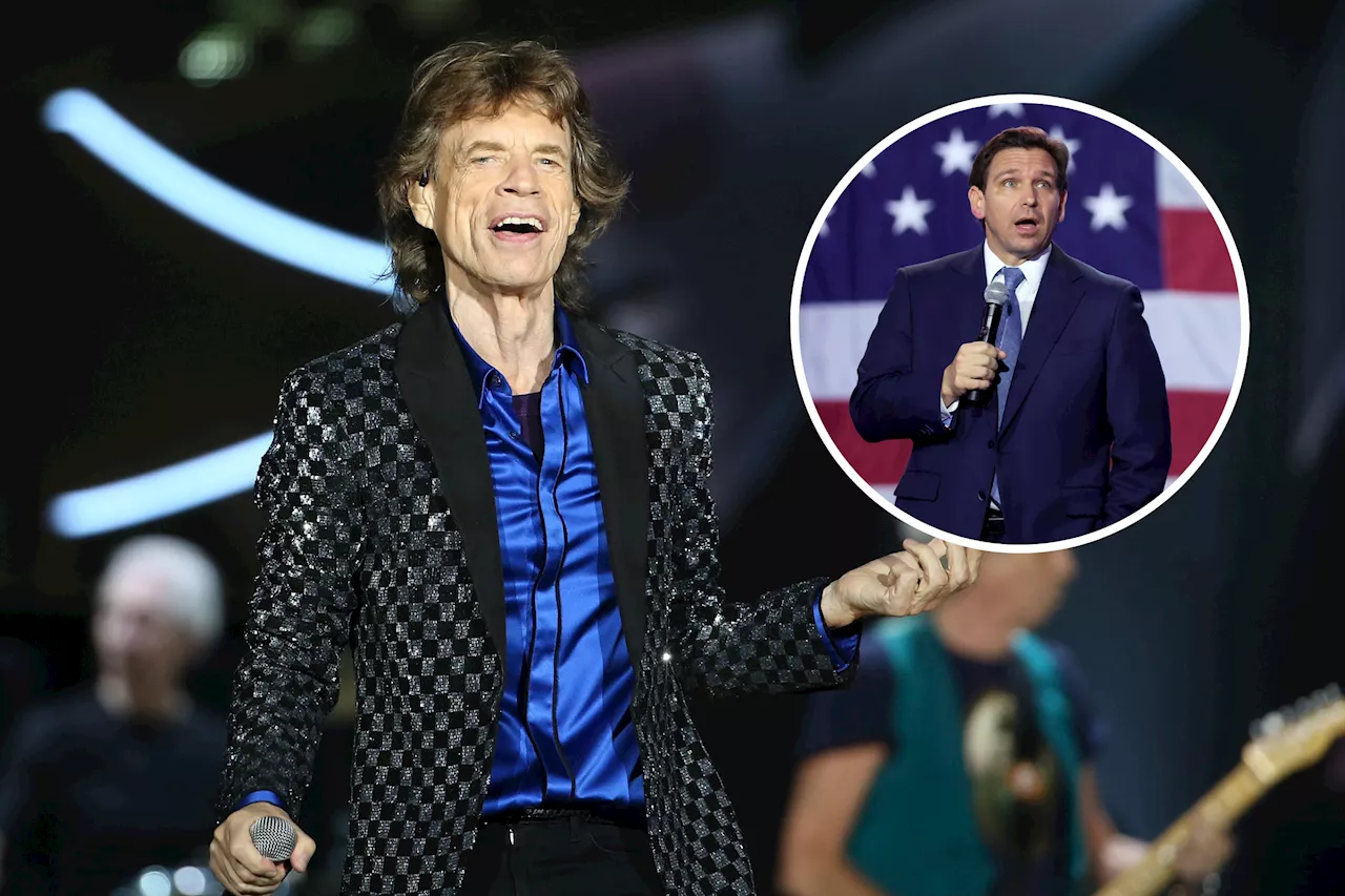 Mick Jagger Mocks Ron DeSantis During Florida Concert