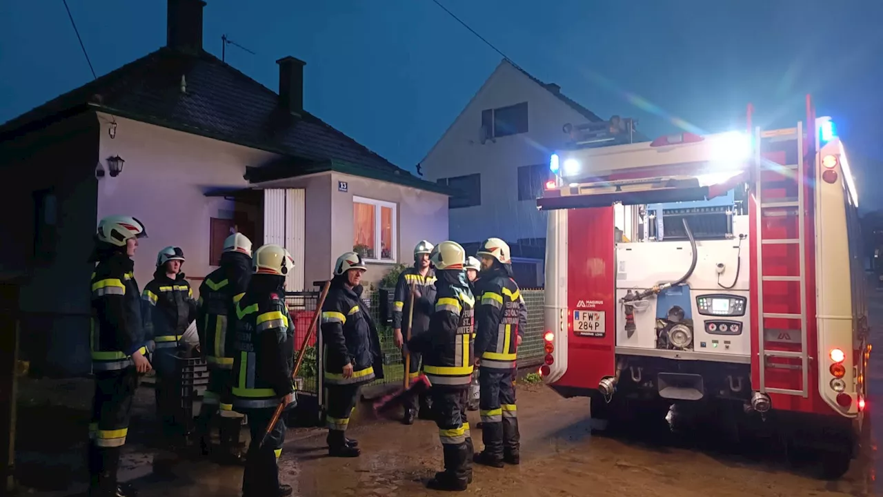 Feuerwehren rückten zu rund 150 Unwettereinsätzen aus