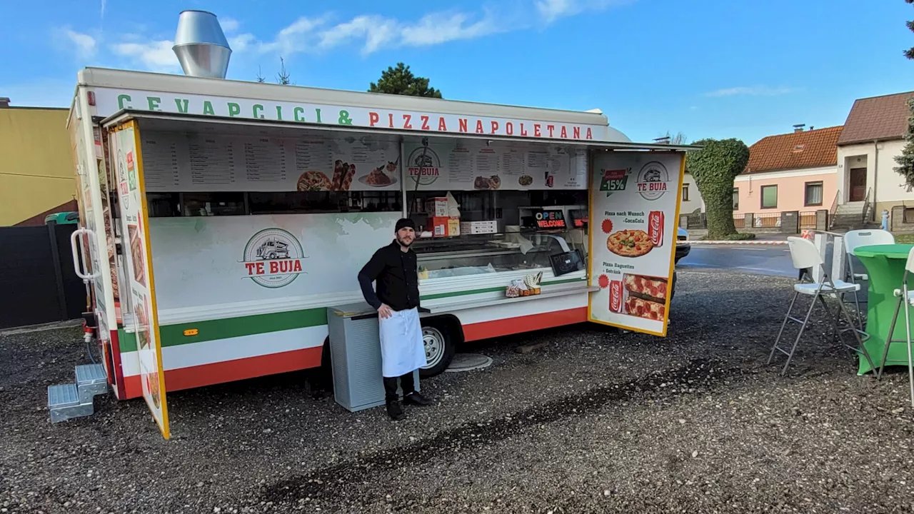 Foodtruck bietet in Spillern täglich Snacks an