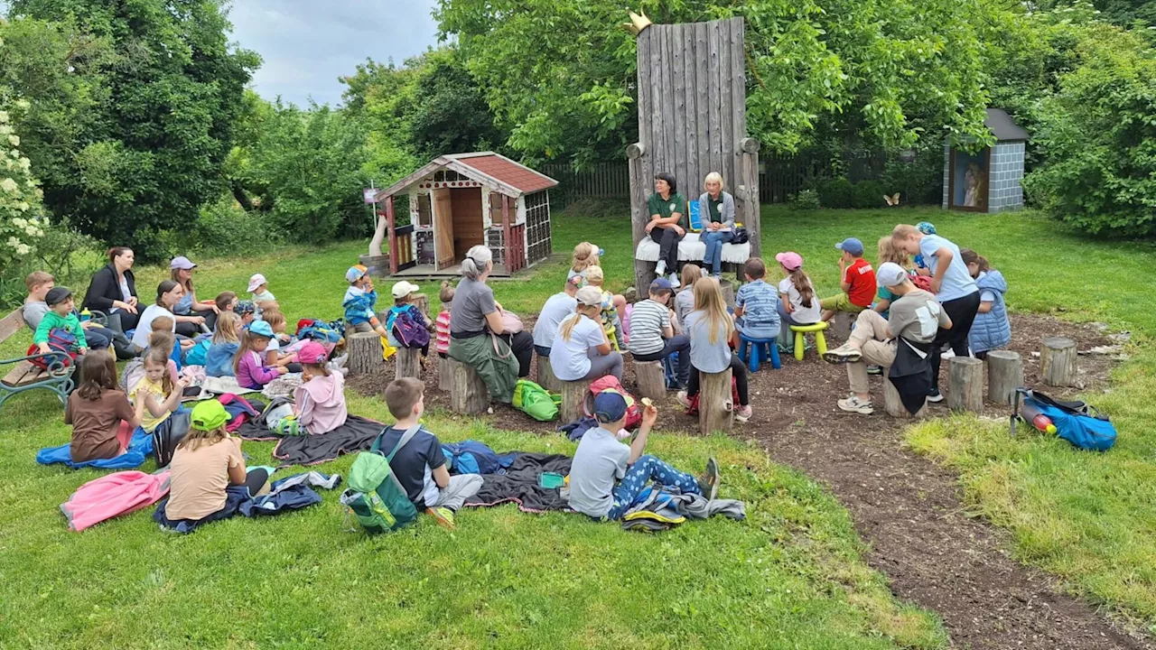 Märchenwanderung: Kindergartenkinder waren begeistert