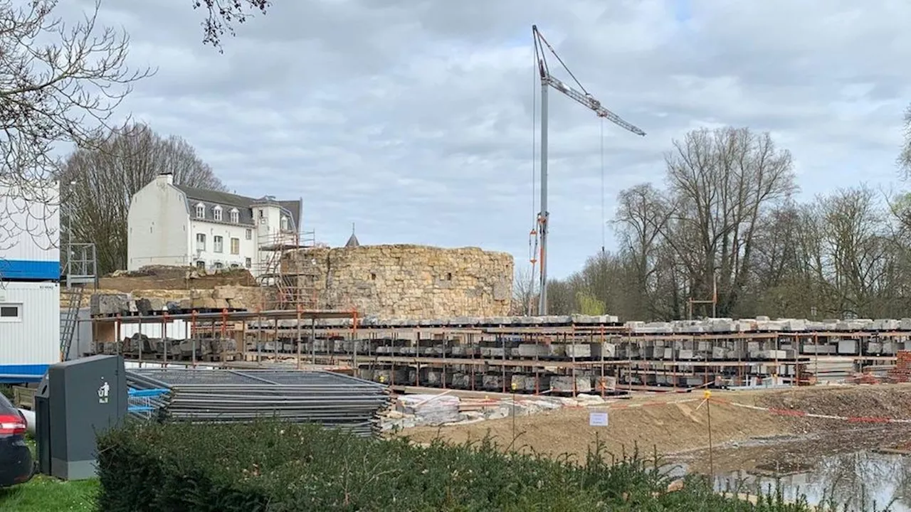 Herstel ingestorte stadsmuur Maastricht gaat maximaal 10 miljoen euro kosten