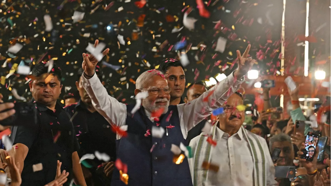 Modi has declared victory in India's election, but not the landslide he expected