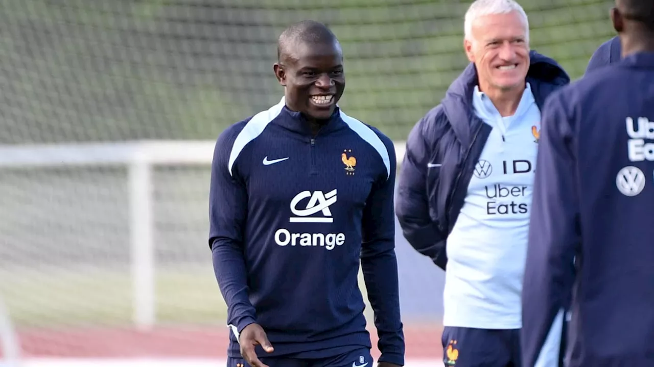 Euro 2024: Deschamps toujours sous le charme de Kanté, malgré deux ans d'absence