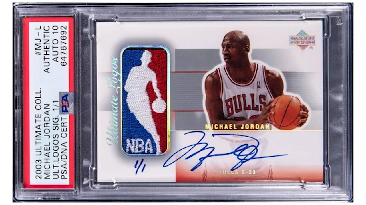 A Michael Jordan Logoman Patch Card Just Sold for a Record $2.9 Million at Auction