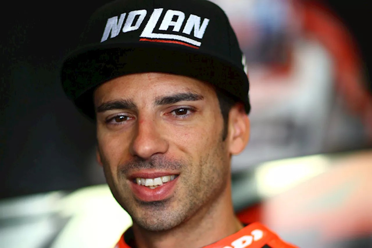 Marco Melandri testet MotoGP-Aprilia in Valencia