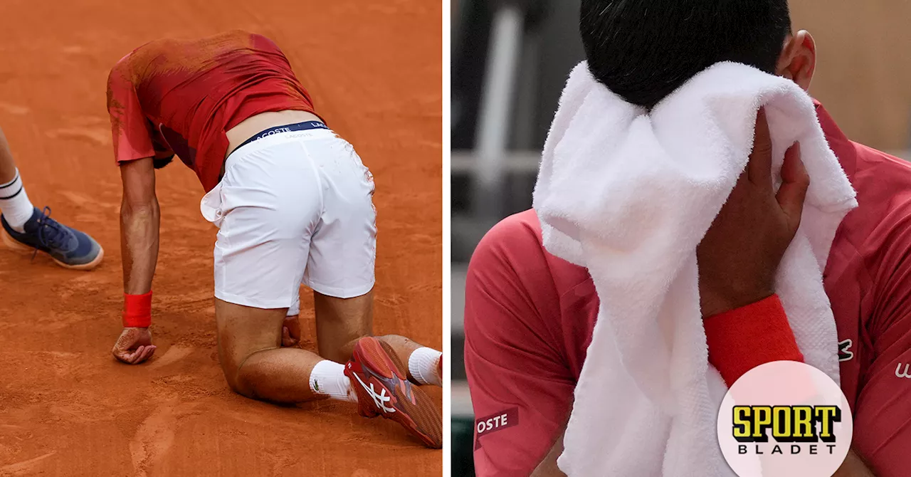 Novak Djokovic drar sig ur Franska öppna på grund av skada