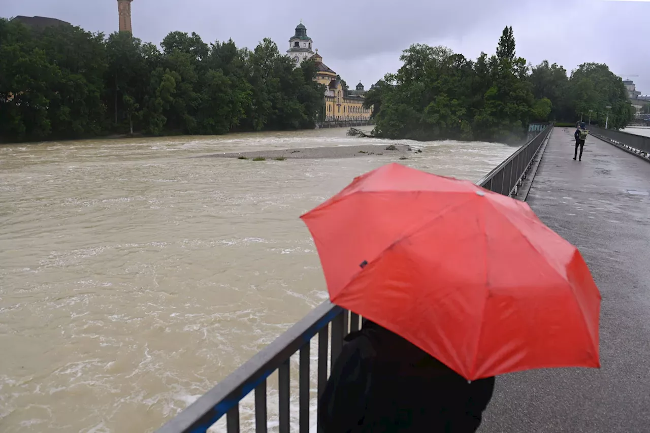 Hochwasser in München: Pegel der Isar steigt wieder