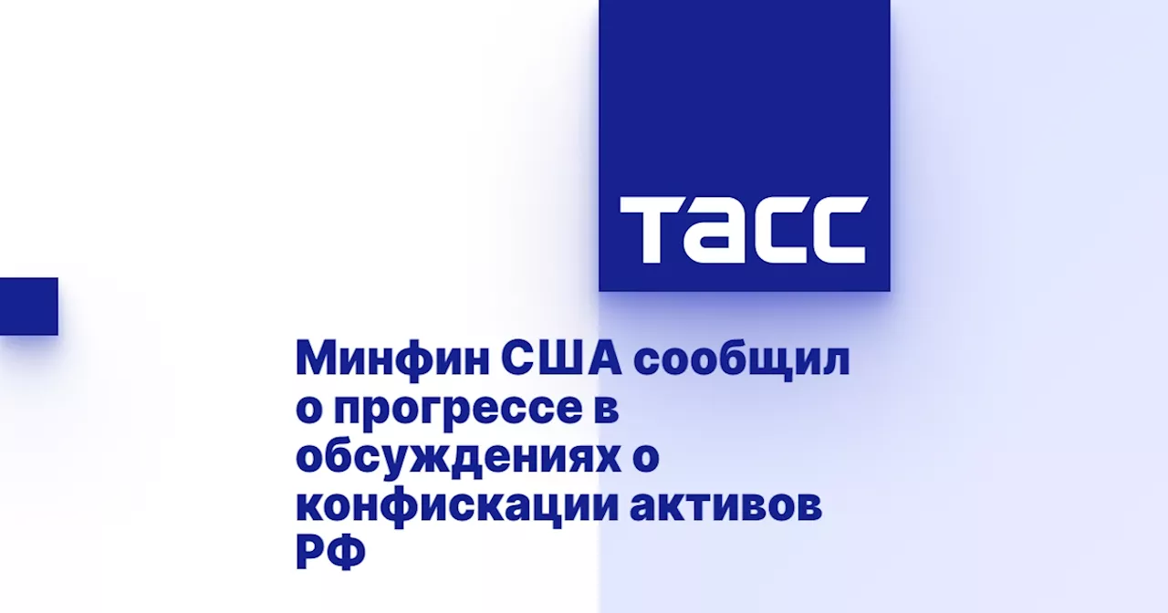 Минфин США сообщил о прогрессе в обсуждениях о конфискации активов РФ