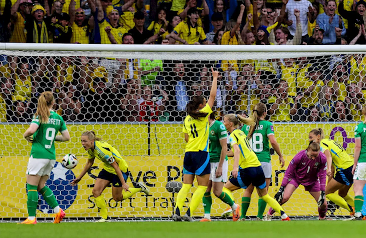 Heartbreak for Ireland as late goal sinks Gleeson's side in Sweden