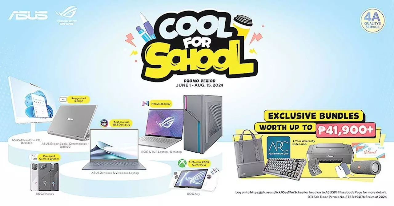 Go back to school with ASUS, RoG Cool for School promo