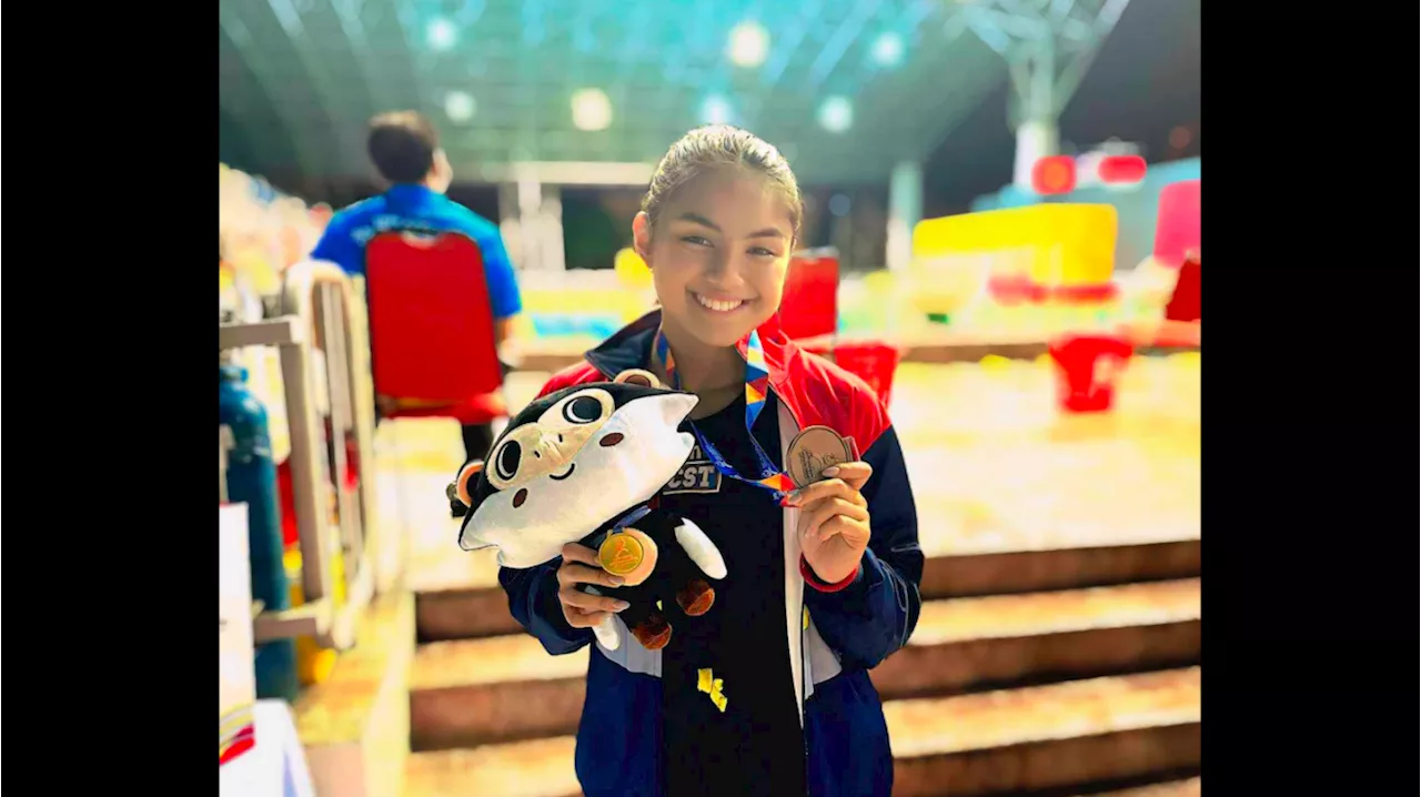 Mojdeh delivers PH swimming team's first medal in 13th Asean Schools Games