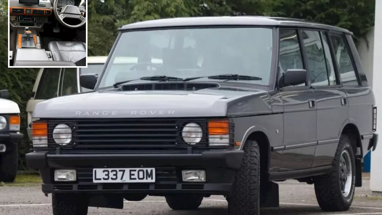 Range Rover owned by 90s superstar who kitted it out with a COCKTAIL ...