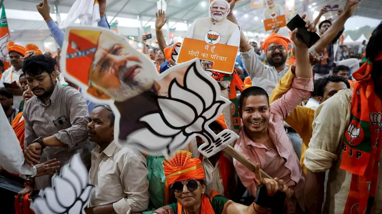 Counting under way in India's elections, with Modi likely to retain power