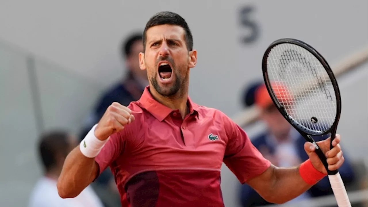 Djokovic outlasts Cerundolo in another five-setter to advance at Roland-Garros