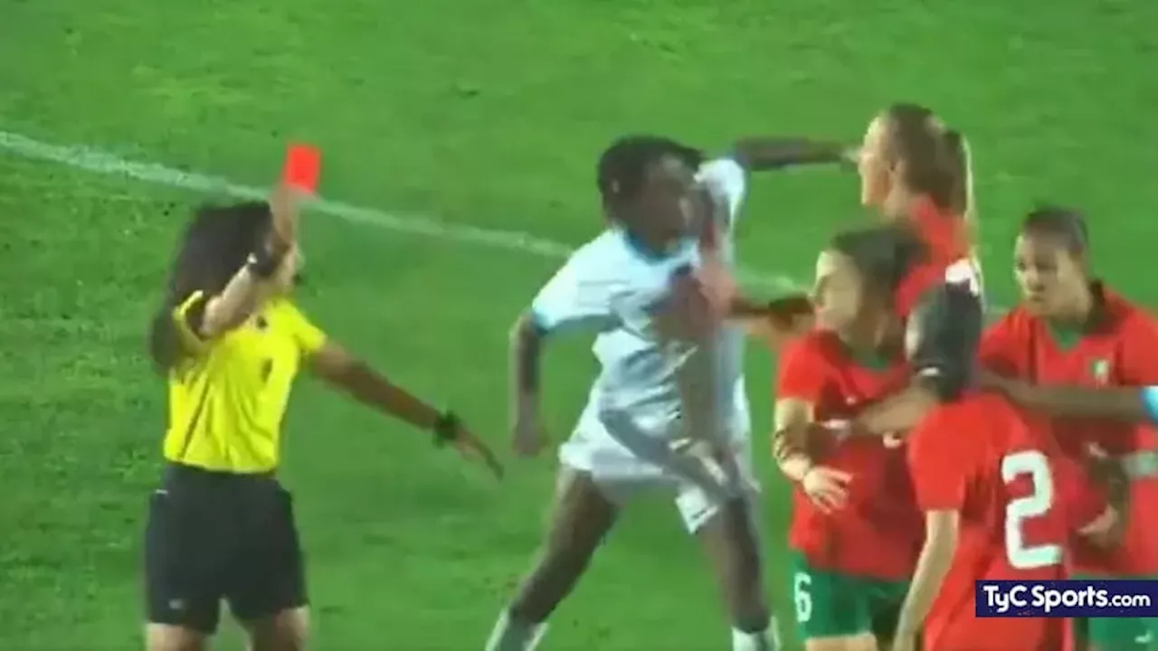 (VIDEO) La tremenda trompada en el femenino de Marruecos-Congo