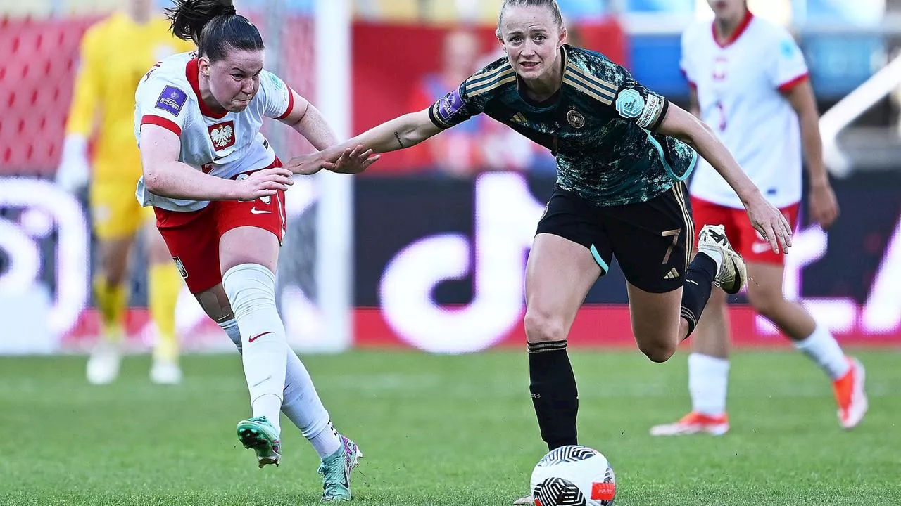 3:1 gegen Polen: Deutsche Fußballerinnen für EM qualifiziert